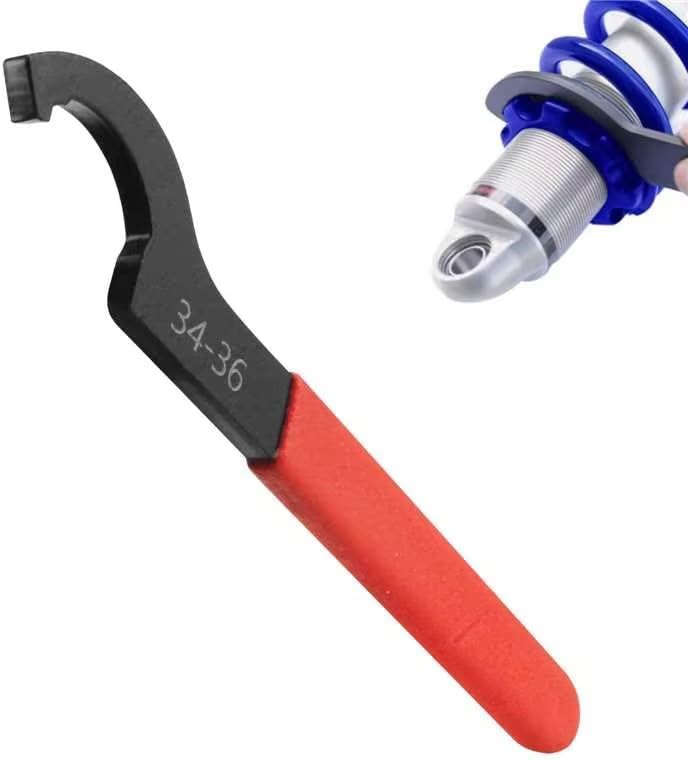PRO BAT Universal Motorcycle Shock Absorber Spanner Wrench Hook Pin Spanner Wrench Shocker Shokie Adjusting Tools C Spanner for Pit Quad Dirt Bike ATV 34-36 - Image 1